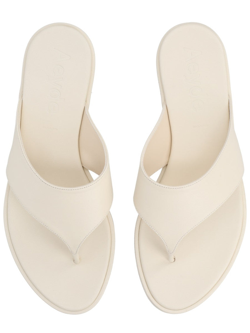 White Thong Sandals 3