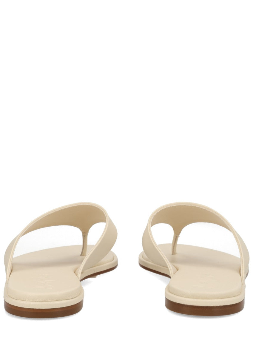 White Thong Sandals 4