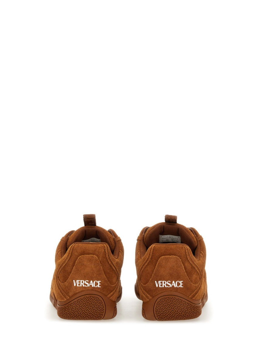 Brown Galaxia Round Toe Sneakers 3
