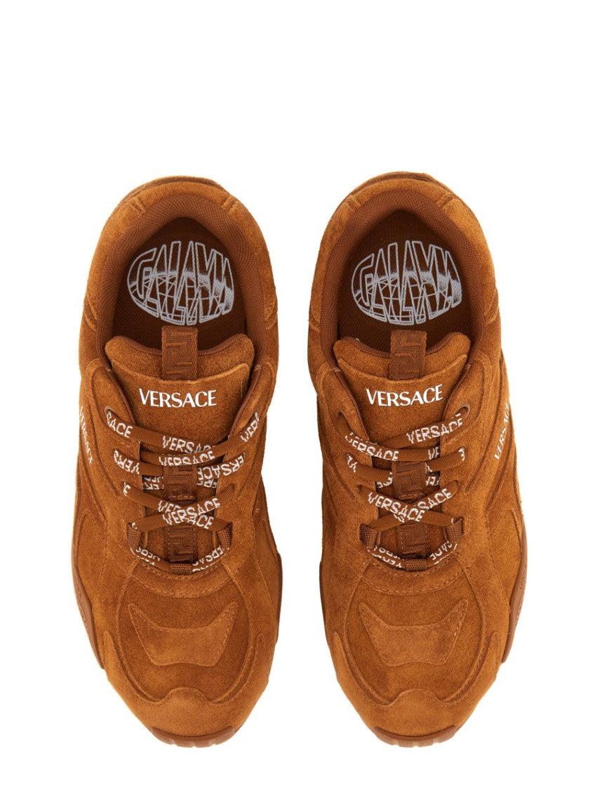 Brown Galaxia Round Toe Sneakers 5
