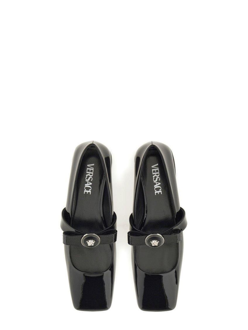 Black Slip On Ballet Flats 3