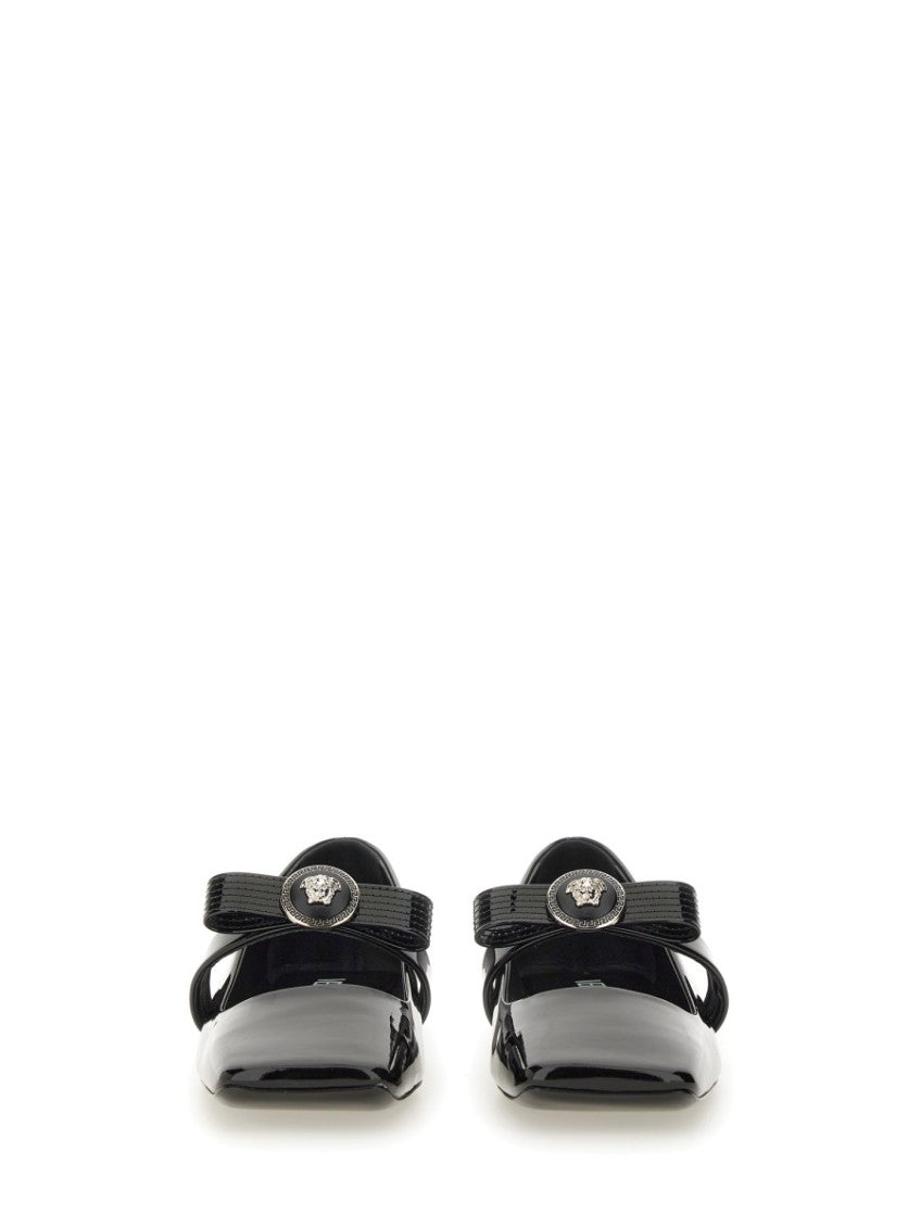 Black Slip On Ballet Flats 4