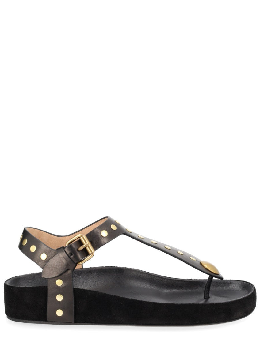 Black Enore Sandals 1