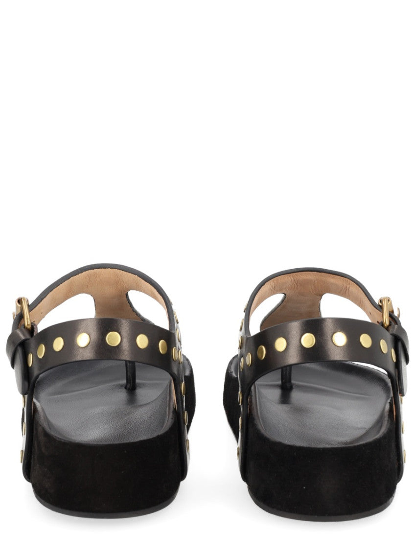 Black Enore Sandals 5