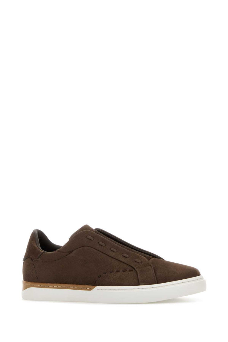 Brown Slip On Sneakers 2