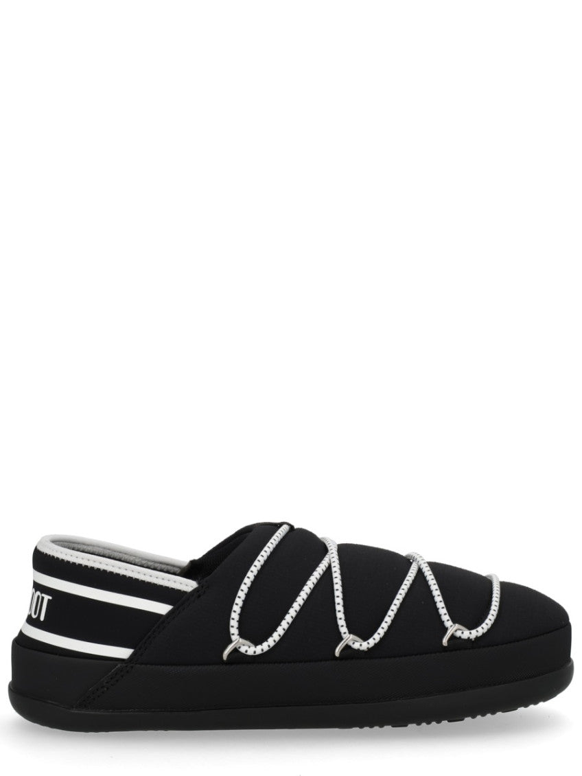 Black Logo Slippers 1
