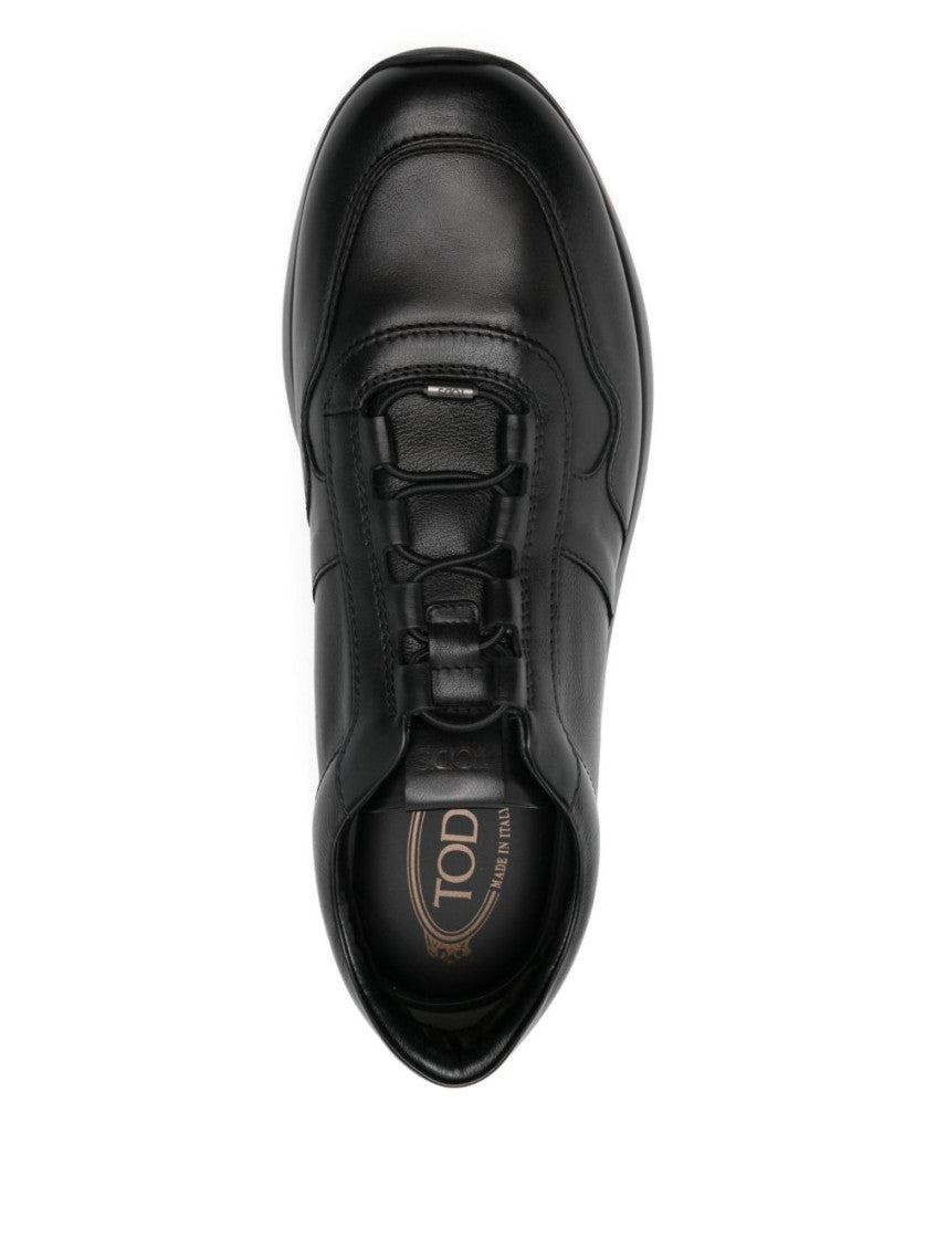 Black Leather Sneakers 4
