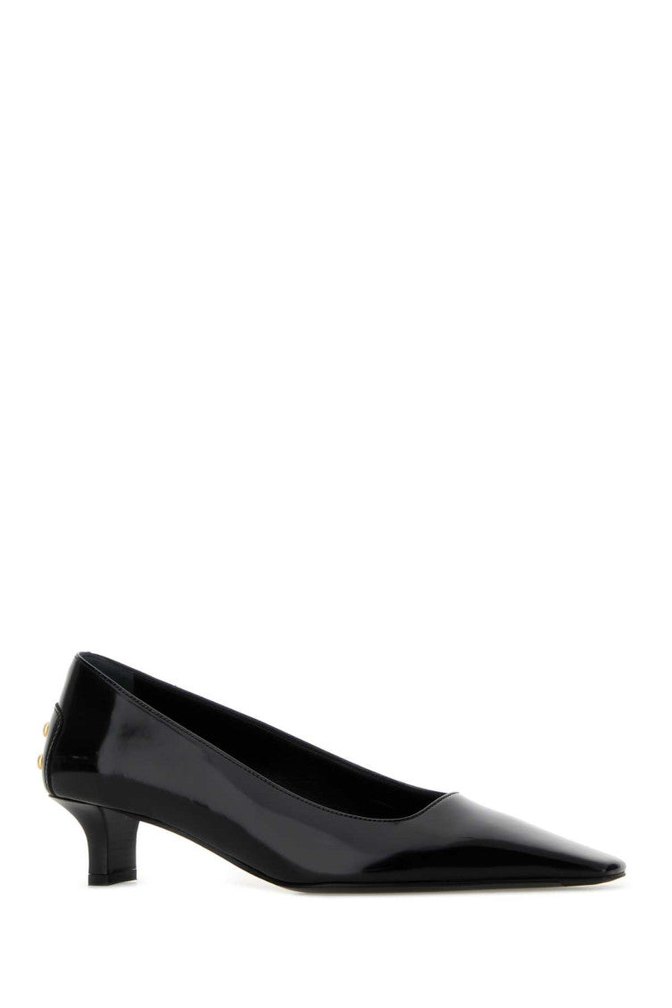 Black Leather Pumps 2