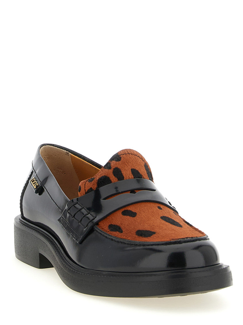 Leopard Print Slip On Loafers 2