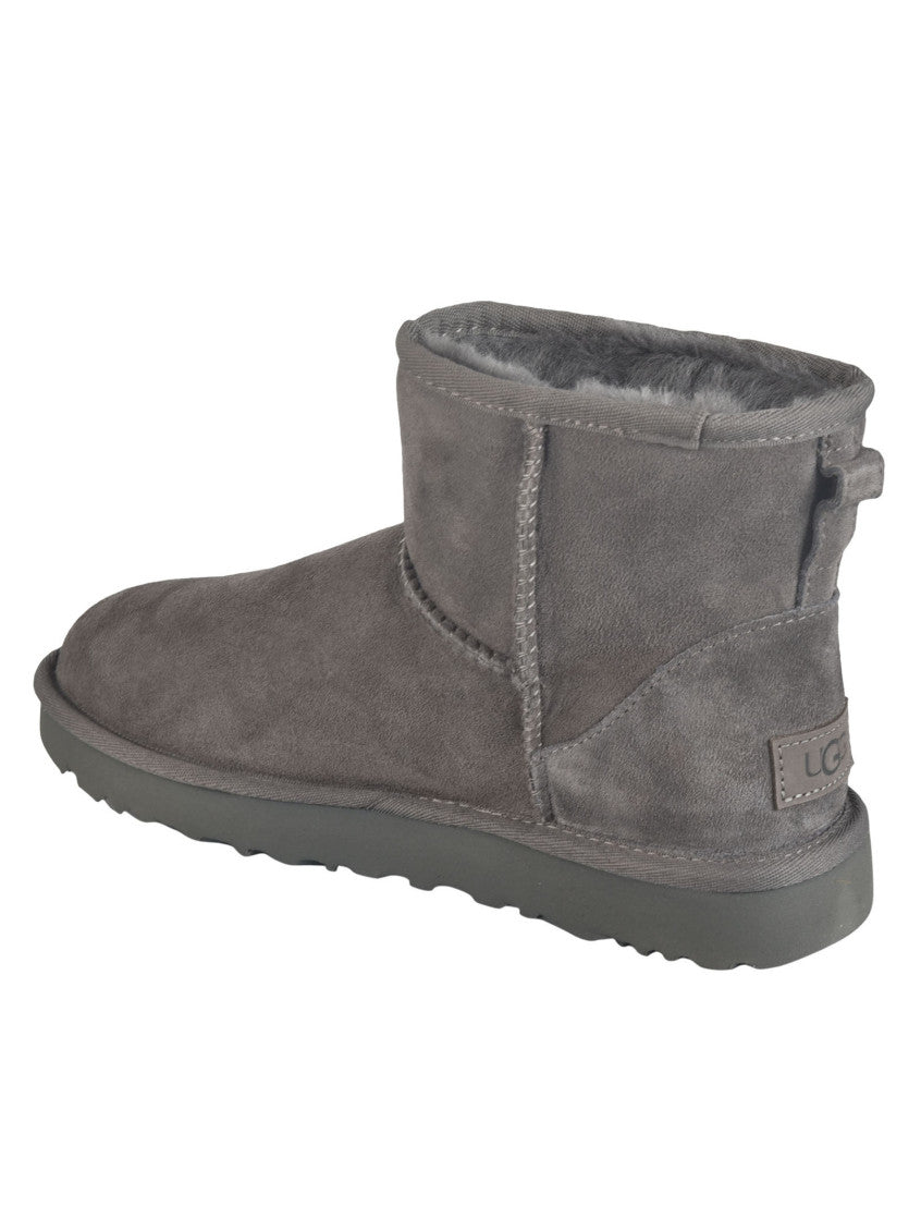 Grey Suede Boots 5