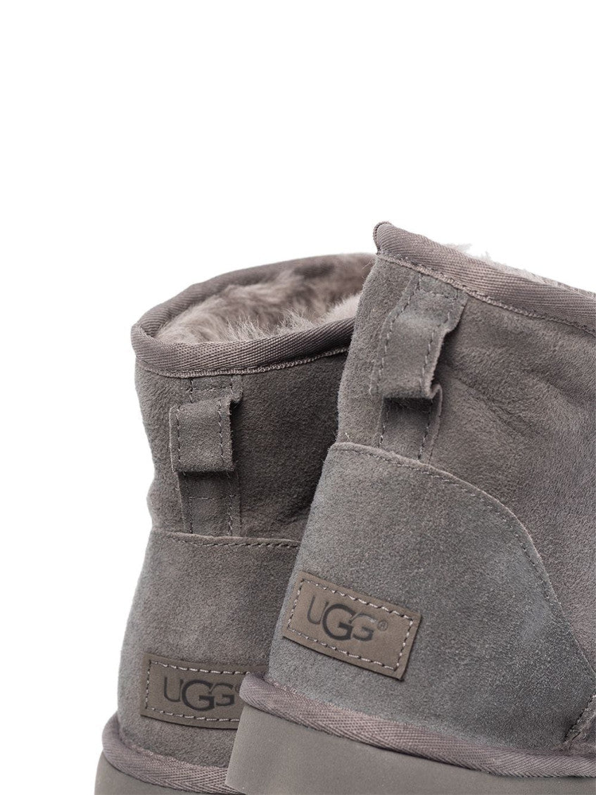 Grey Suede Boots 6