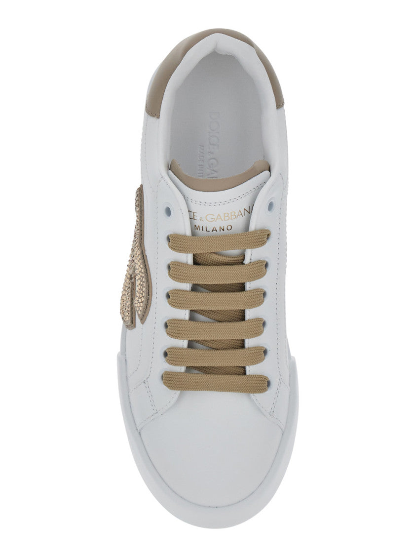 White Logo Sneakers 4