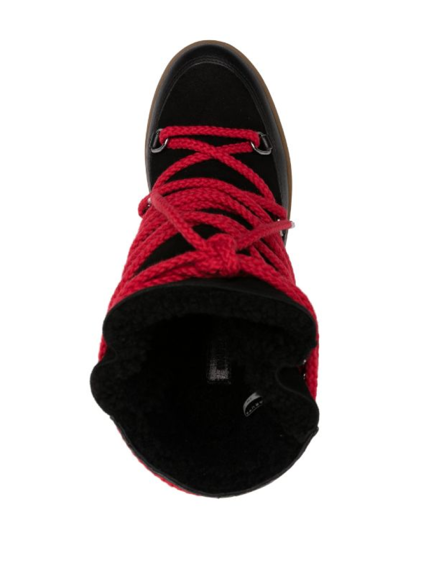 Black Lace Up Boots 4
