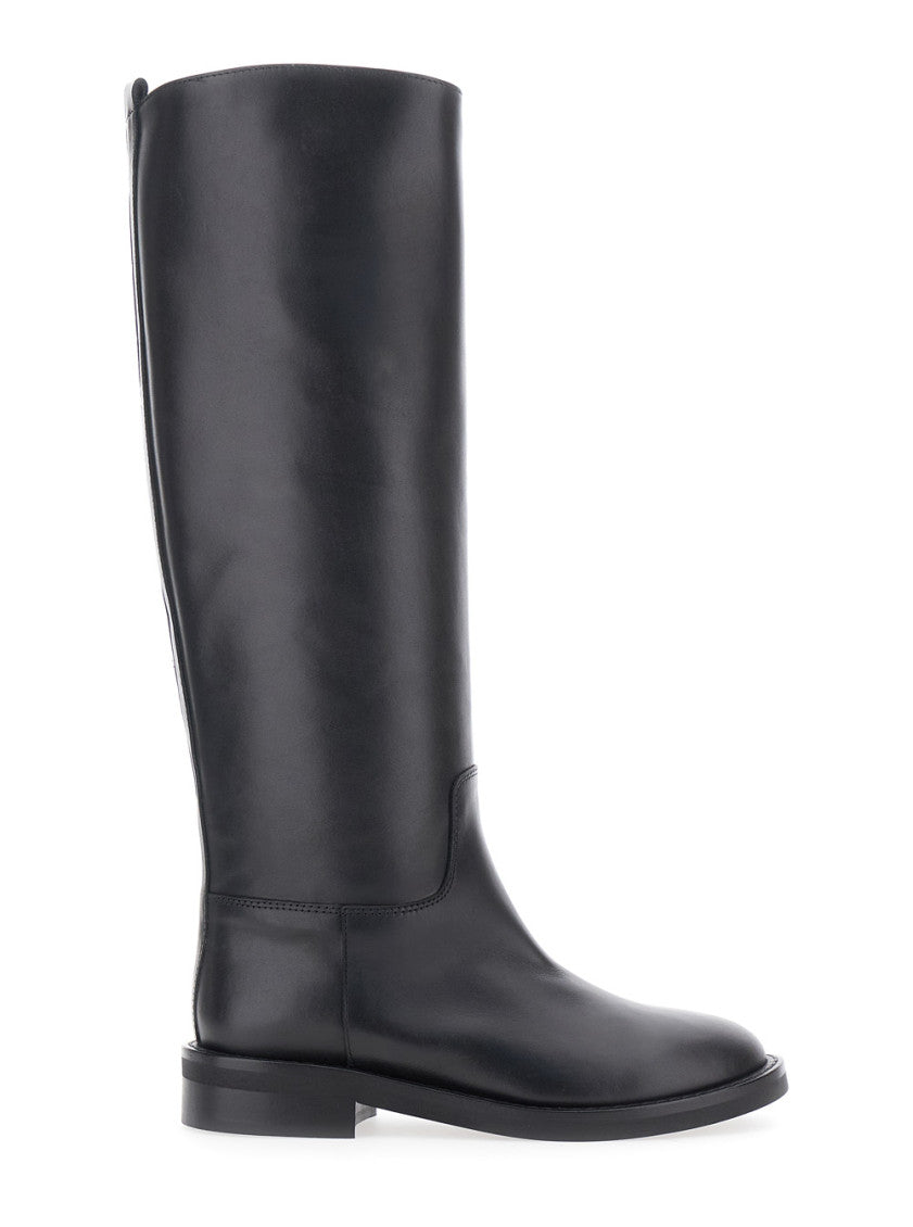 Black Slip-On Boots 1