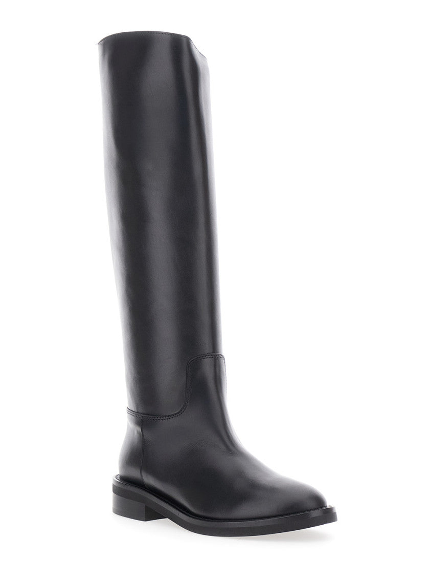Black Slip-On Boots 2