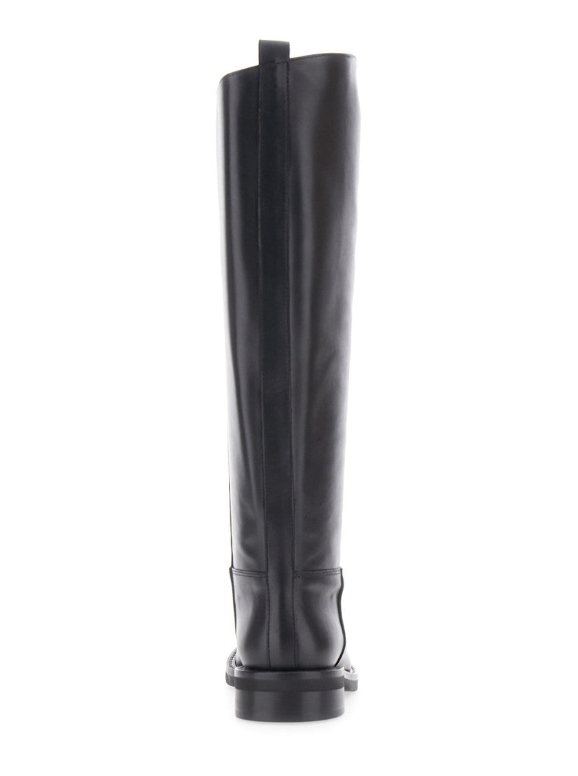 Black Slip-On Boots 4
