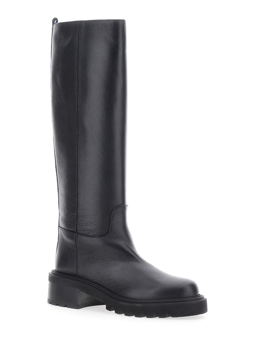 Black Knee-High Boots 2