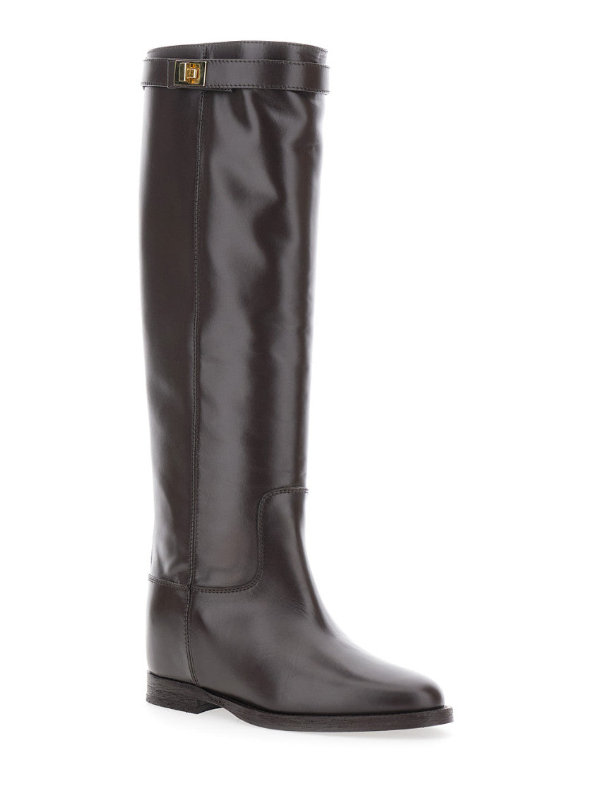 Brown Leather Boots 2