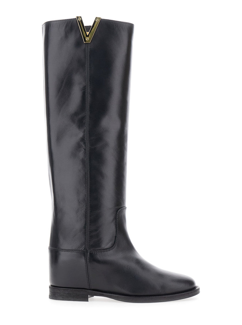 Black Leather Boots 1
