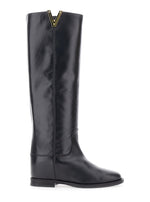 Black Leather Boots 1