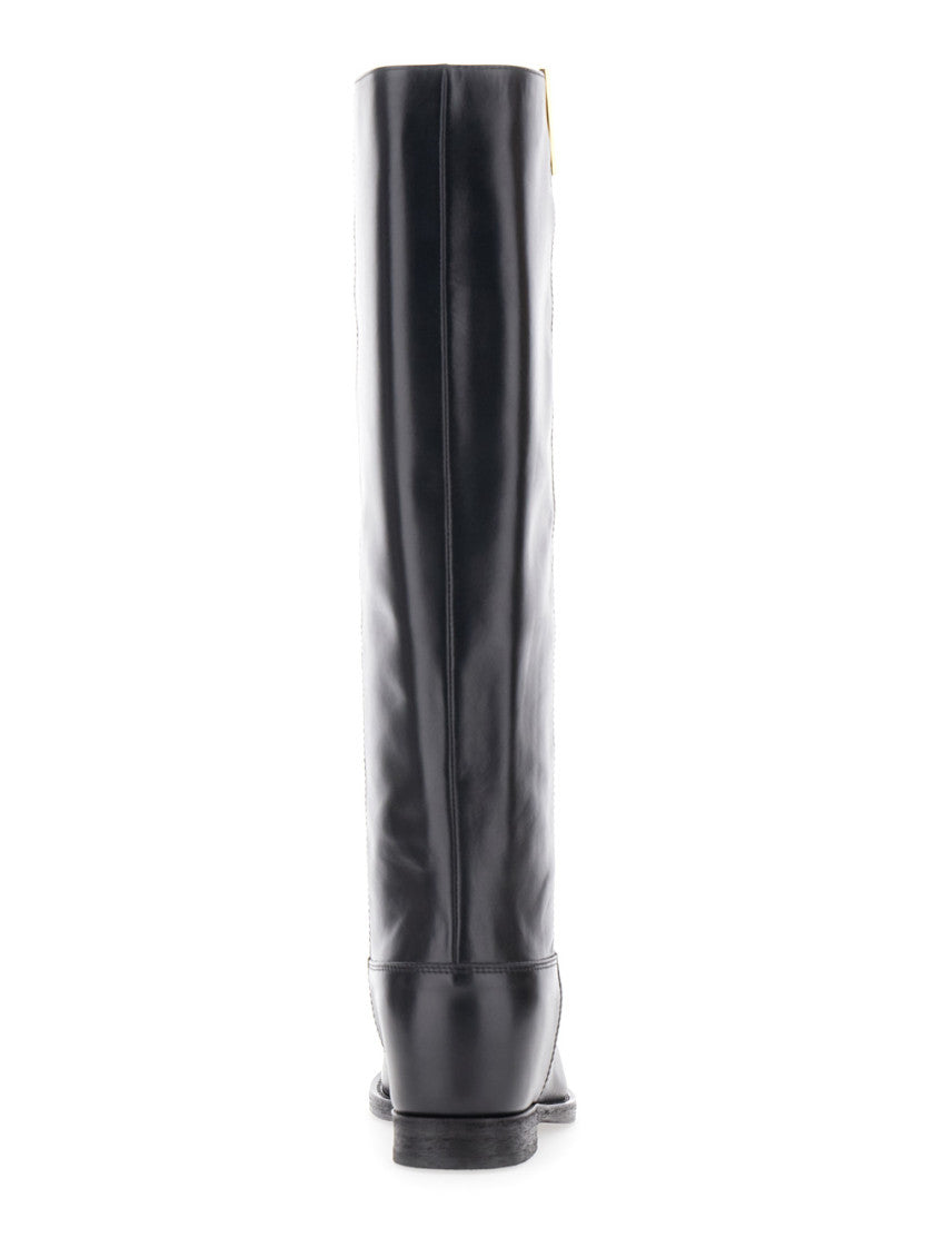 Black Leather Boots 4