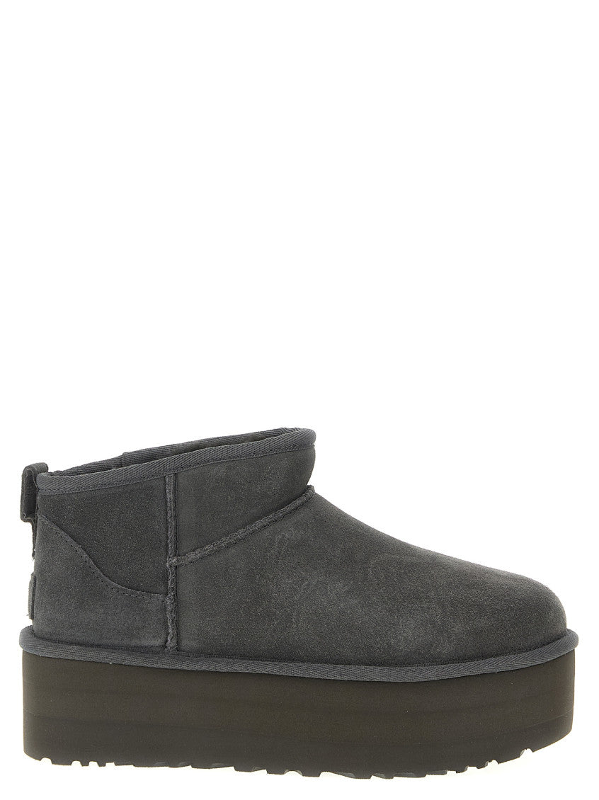 Grey Ankle Boots 1
