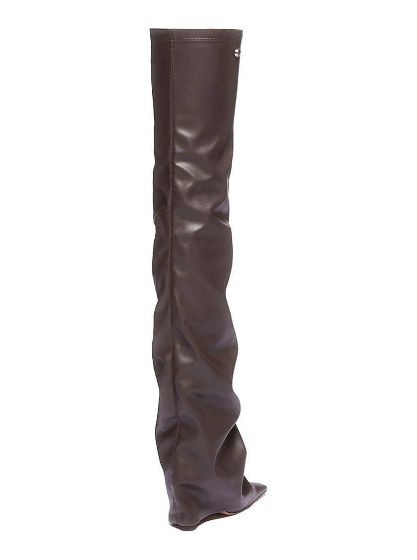 Brown Knee-High Boots 2