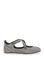 Grey Logo Ballet Flats 1