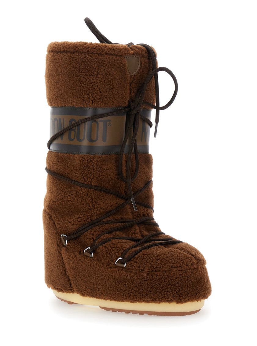 Brown Classic Icon Logo Boots 2