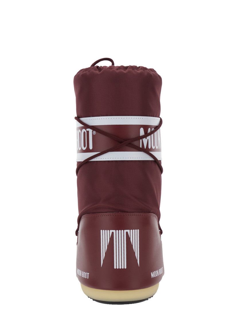 Maroon Logo Icon Boots 4