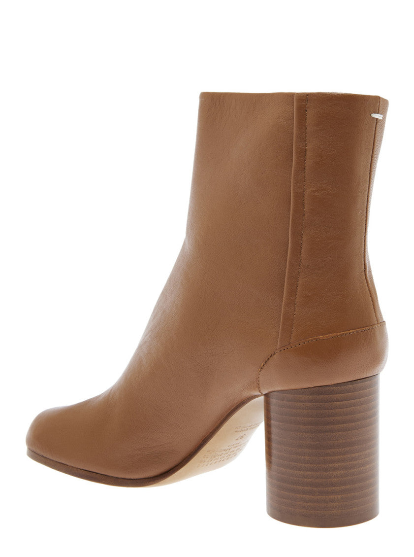 Brown High Heel Ankle Boots 2