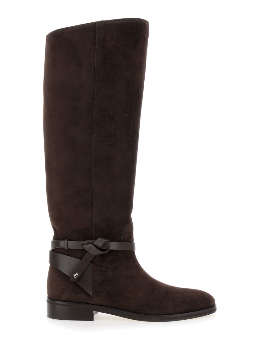 Brown Suede Boots 1