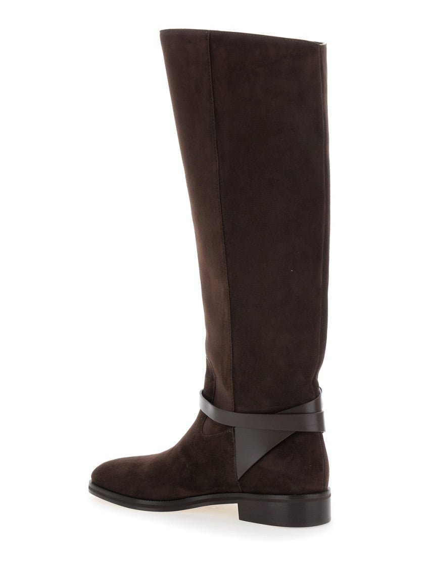 Brown Suede Boots 3