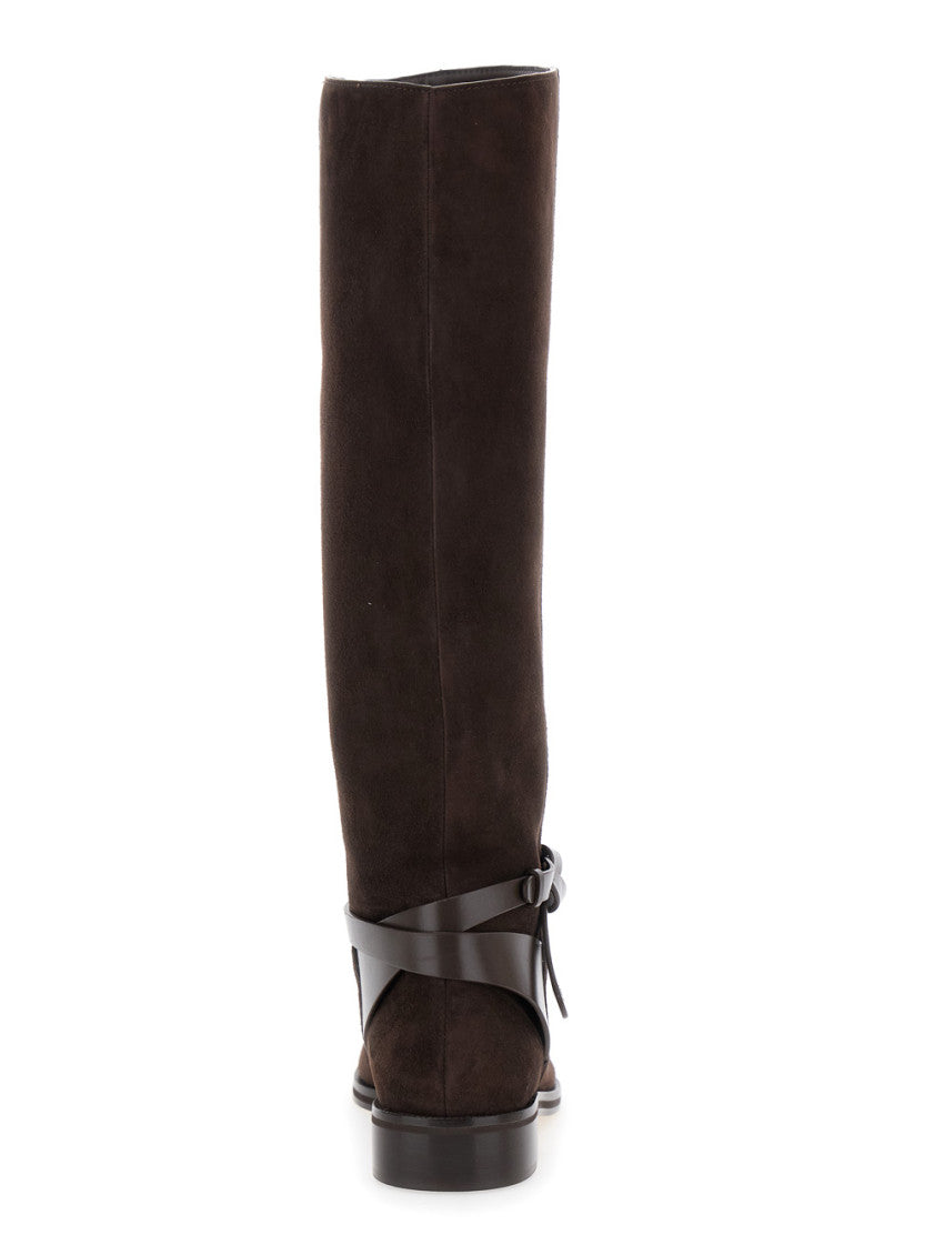 Brown Suede Boots 4