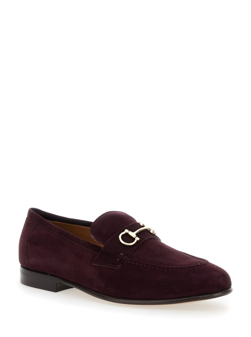 Maroon Suede Loafers 1