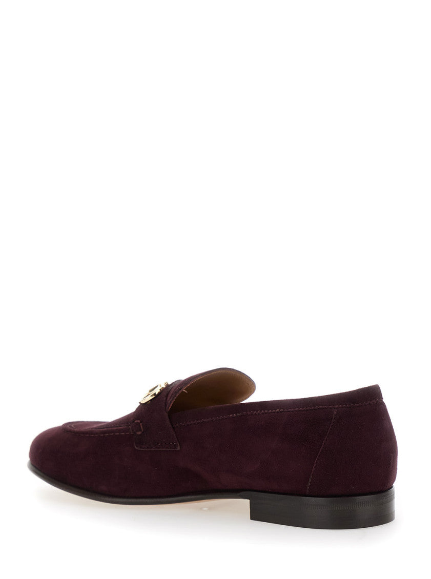 Maroon Suede Loafers 2