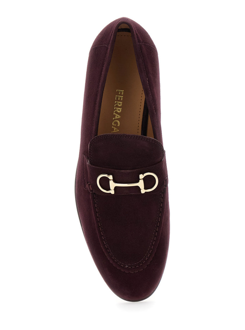 Maroon Suede Loafers 3