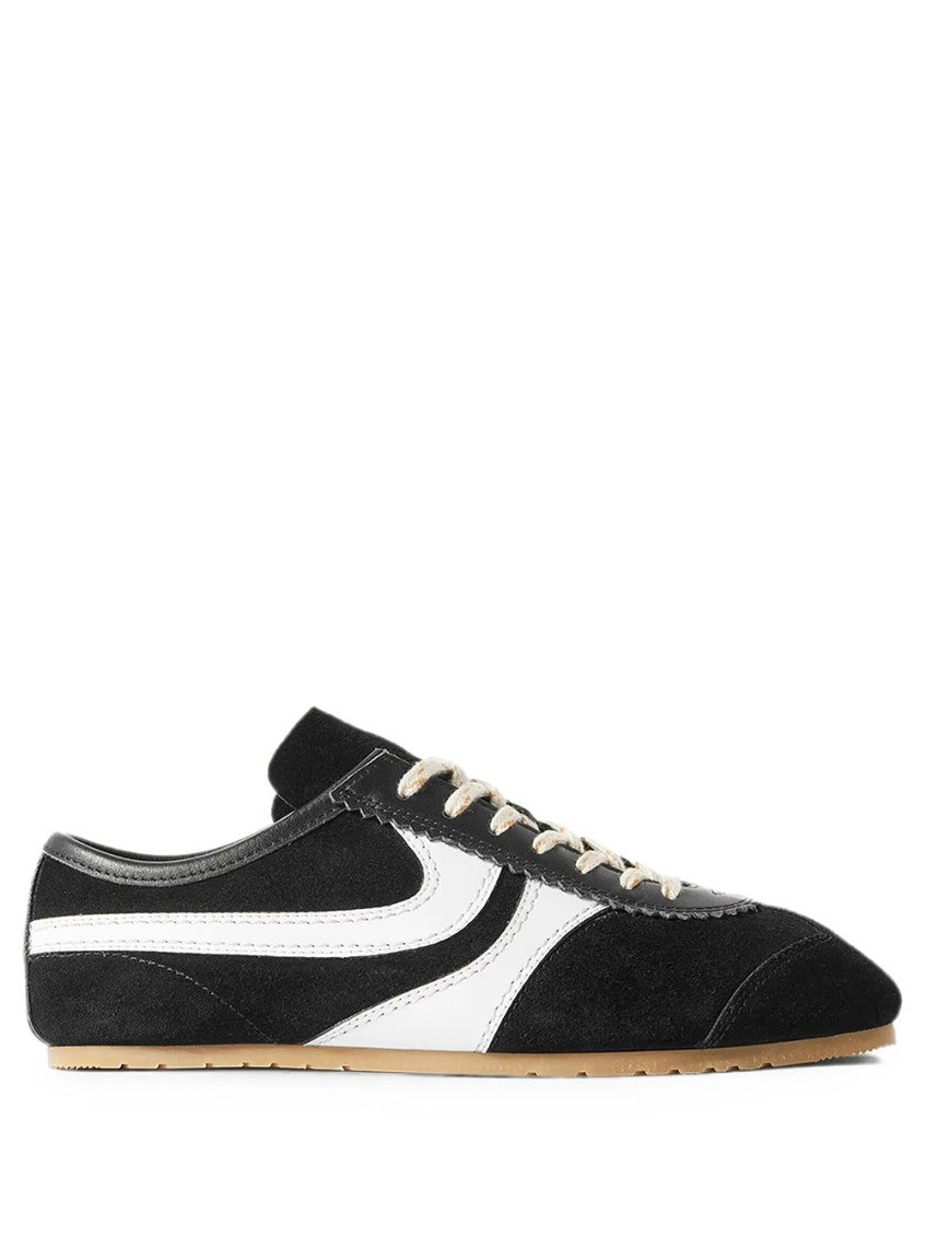 BlackWhite Color Block Sneakers 1
