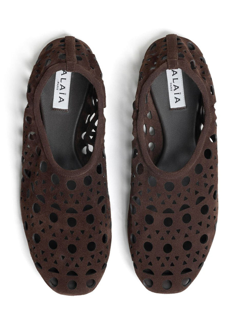 Brown Slip-on Ballet Flats 3