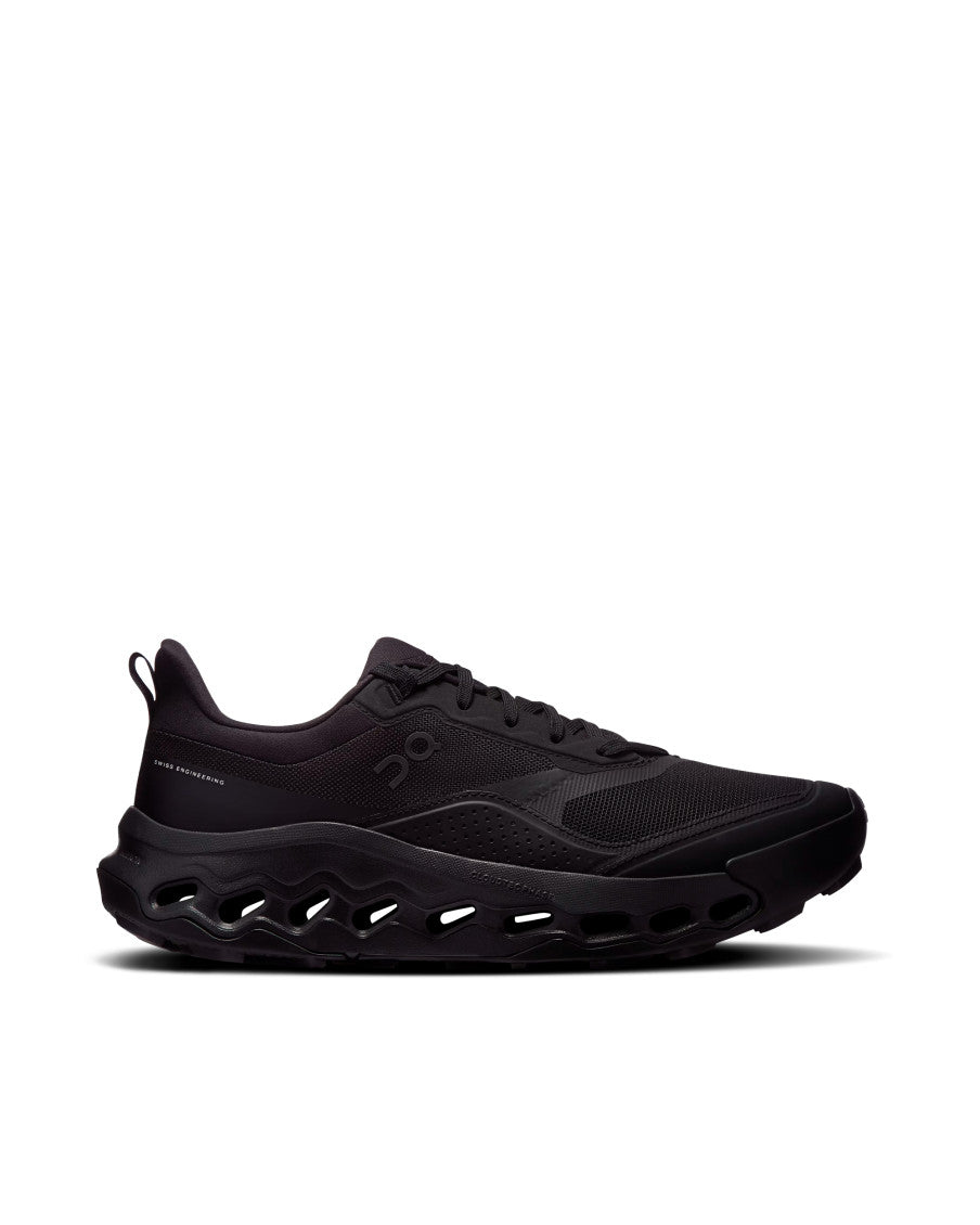 Black Logo Trail Sneakers 1