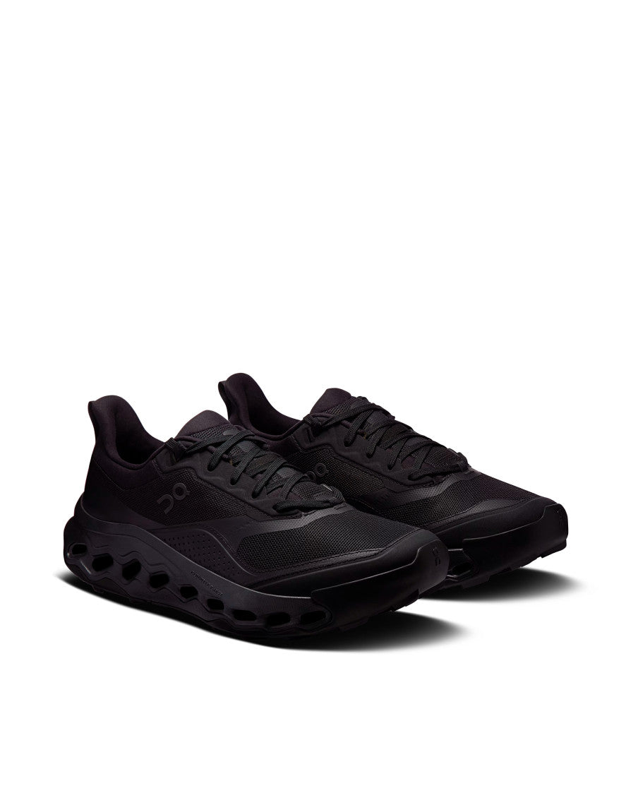Black Logo Trail Sneakers 2