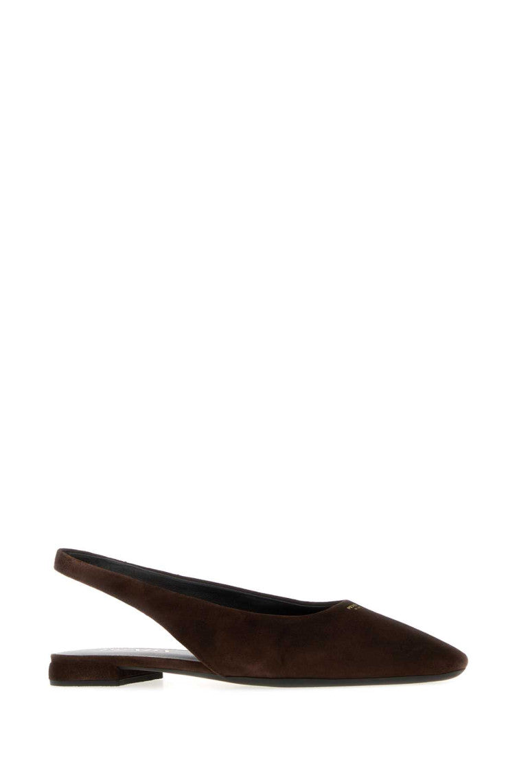 Brown Suede Ballet Flats 2