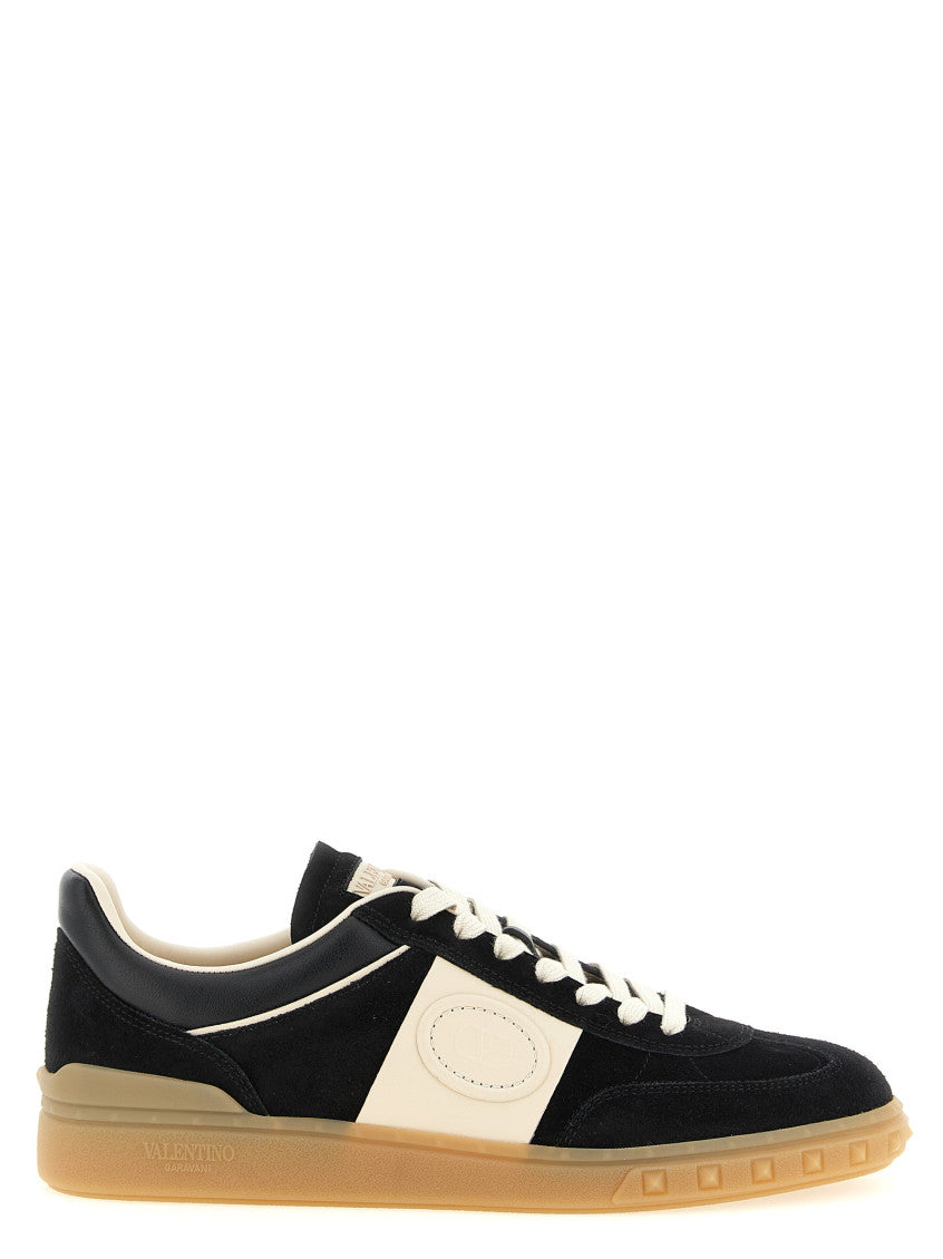 Black Color-Block Upvillage Sneakers 1