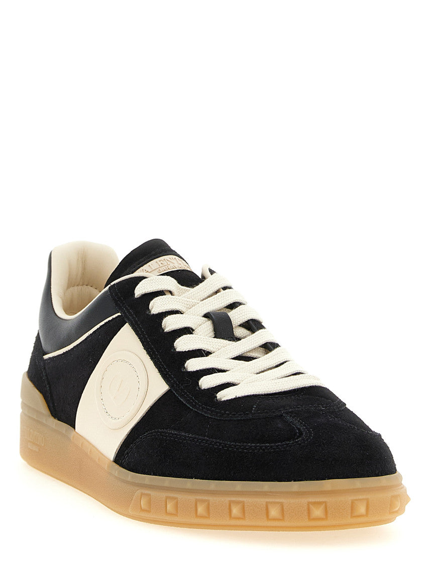 Black Color-Block Upvillage Sneakers 2