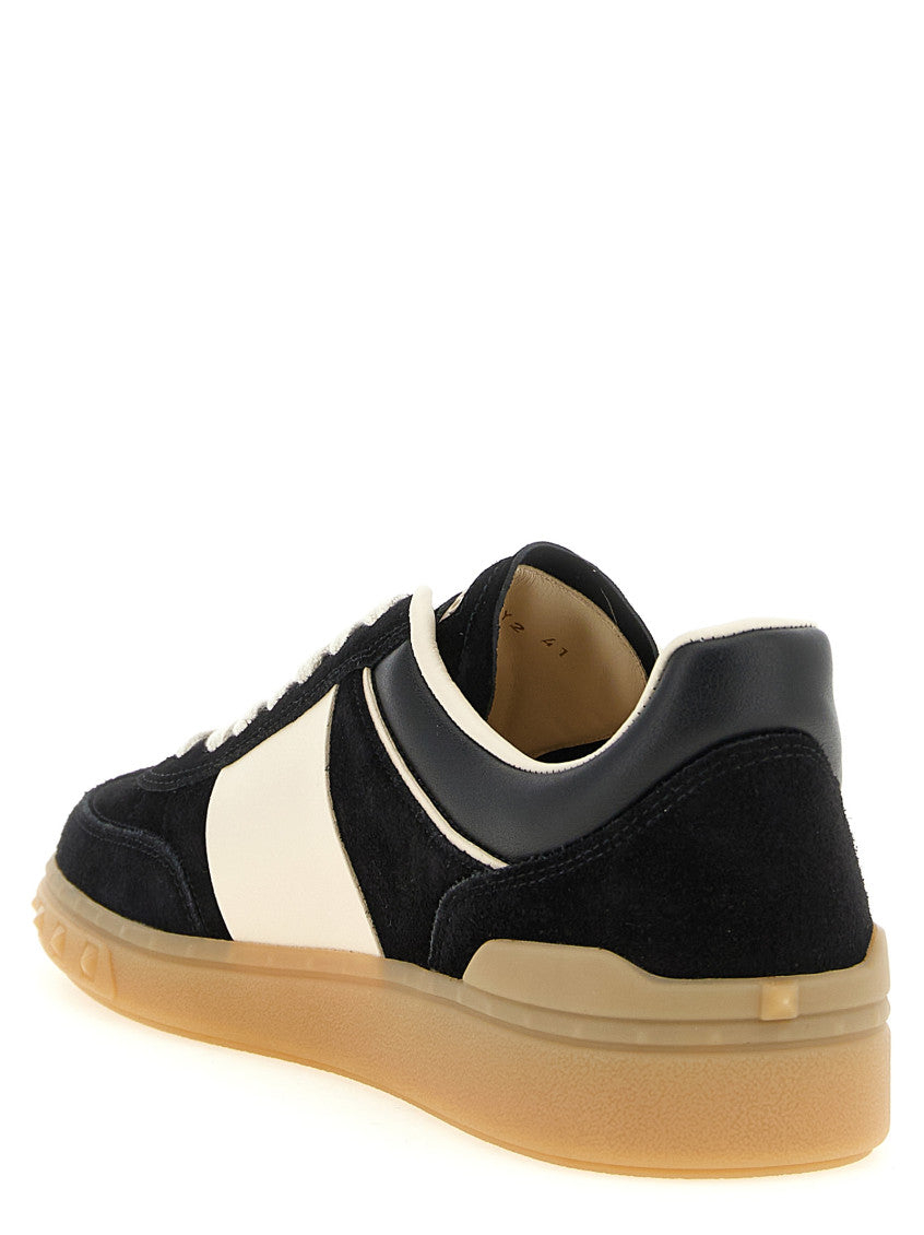 Black Color-Block Upvillage Sneakers 3