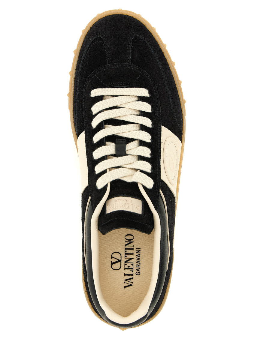Black Color-Block Upvillage Sneakers 4
