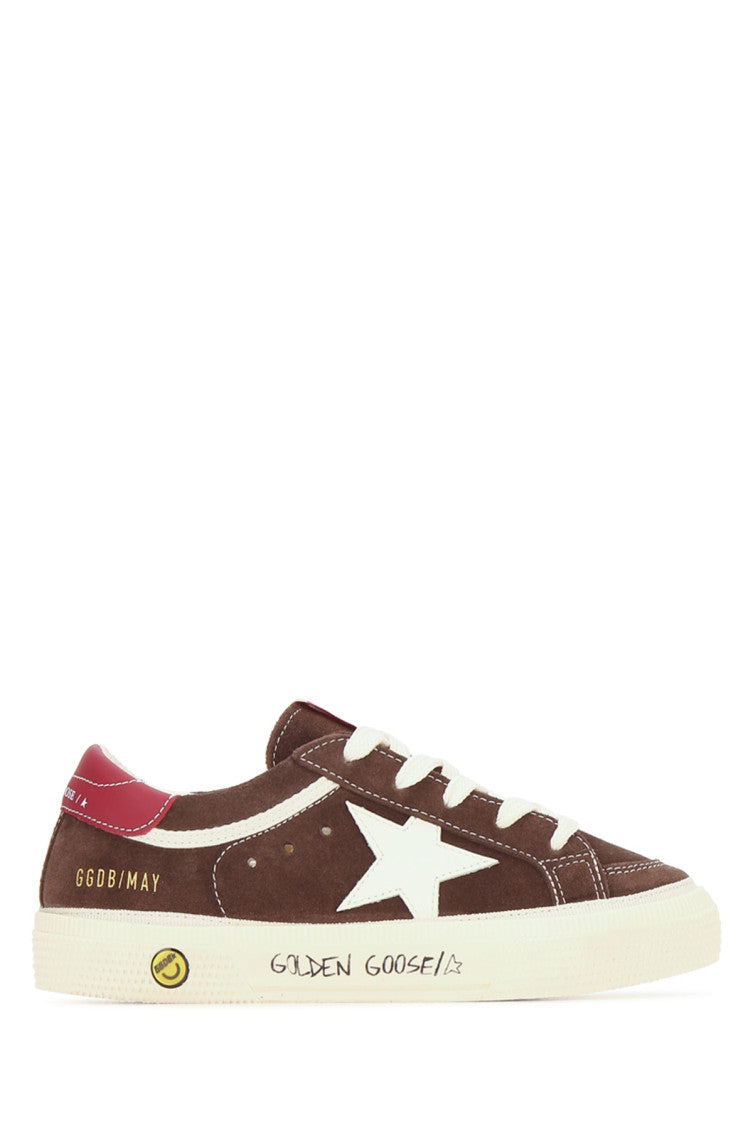 Brown Color Block Sneakers 1