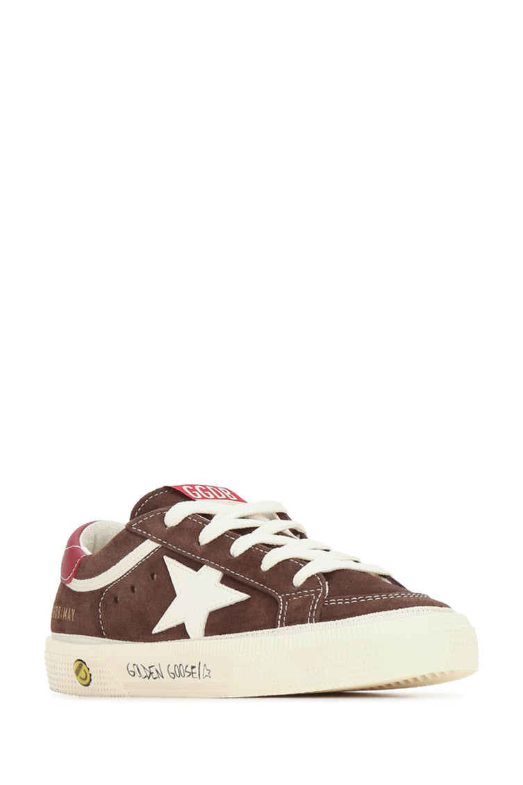 Brown Color Block Sneakers 2