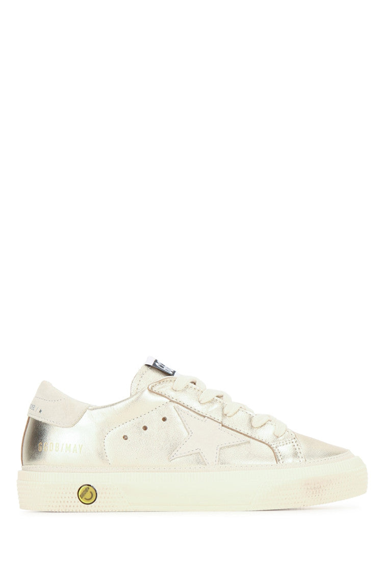 Off White Leather Sneakers 1