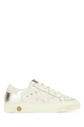 Off White Leather Sneakers 1